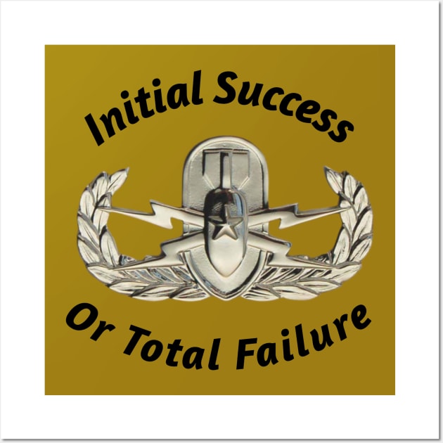 EOD Advanced Badge with Slogan Wall Art by Turnerbilt 